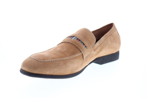 Robert Graham Mitchum RG5321S Mens Brown Loafers & Slip Ons Penny Shoes