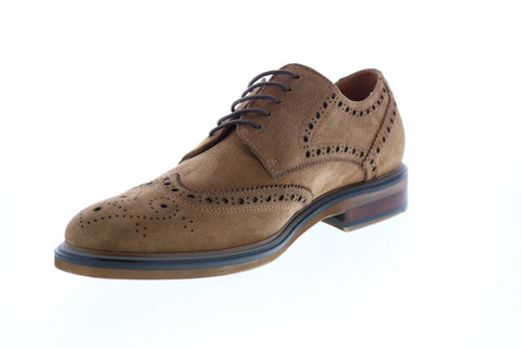 Robert Graham Rossberg Mens Brown Oxfords & Lace Ups Wingtip & Brogue Shoes