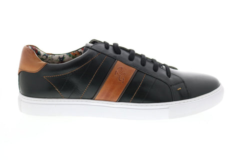 Robert Graham Attwood RG5340L Mens Black Suede Lifestyle Sneakers Shoes