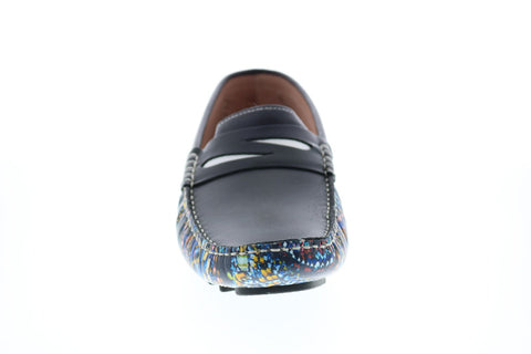 Robert Graham Blundell RG5364S Mens Black Loafers & Slip Ons Moccasin Shoes