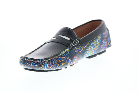 Robert Graham Blundell RG5364S Mens Black Loafers & Slip Ons Moccasin Shoes