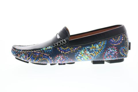 Robert Graham Blundell RG5364S Mens Black Loafers & Slip Ons Moccasin Shoes