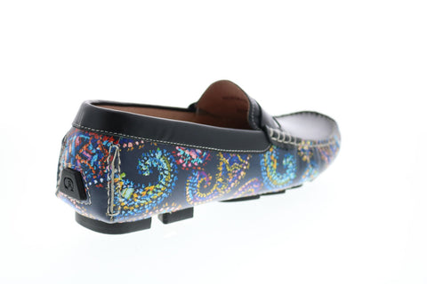 Robert Graham Blundell RG5364S Mens Black Loafers & Slip Ons Moccasin Shoes