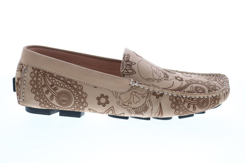 Robert Graham Champion RG5366S Mens Brown Loafers & Slip Ons Moccasin Shoes