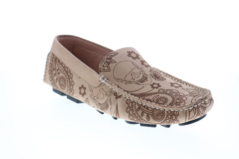 Robert Graham Champion RG5366S Mens Brown Loafers & Slip Ons Moccasin Shoes