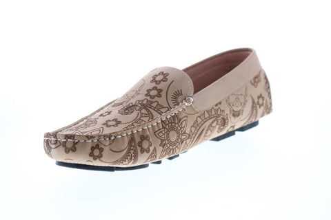 Robert Graham Champion RG5366S Mens Brown Loafers & Slip Ons Moccasin Shoes