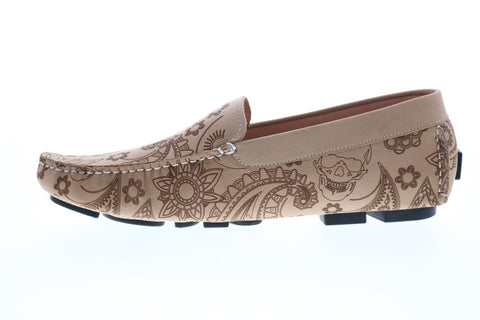 Robert Graham Champion RG5366S Mens Brown Loafers & Slip Ons Moccasin Shoes
