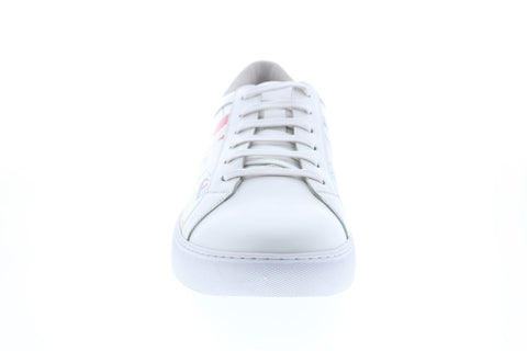 Robert Graham Limitless RG5371L Mens White Leather Lifestyle Sneakers Shoes