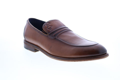Robert Graham Larco RG5434S Mens Brown Leather Loafers 