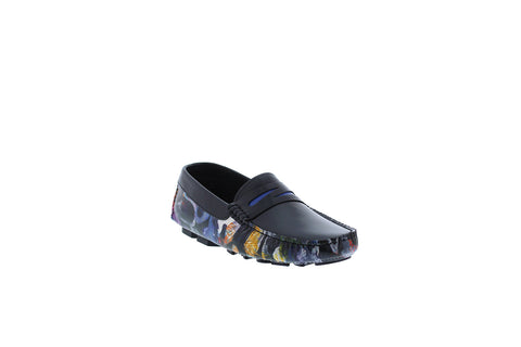 Robert Graham Blumond RG5732S Mens Black Loafers & Slip Ons Moccasin Shoes