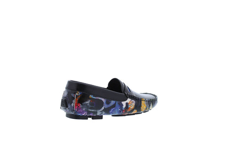 Robert Graham Blumond RG5732S Mens Black Loafers & Slip Ons Moccasin Shoes