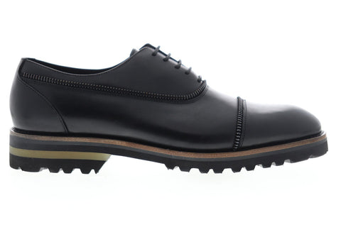 Robert Graham Bolton RGC5119 Mens Black Leather Dress Lace Up Oxfords Shoes