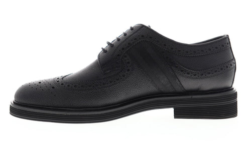 Robert Graham Harris RGC5163 Mens Black Leather Dress Lace Up Oxfords Shoes