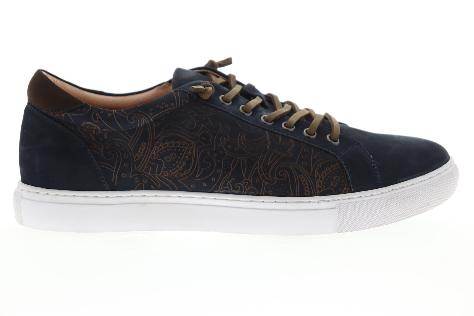 Robert Graham Lima RGL5018 Mens Shoes Black Suede Sneakers Size 8.5 US Robert Graham Lima RGL5018 Mens Beige Tan Lace Up Lifestyle  main image 4