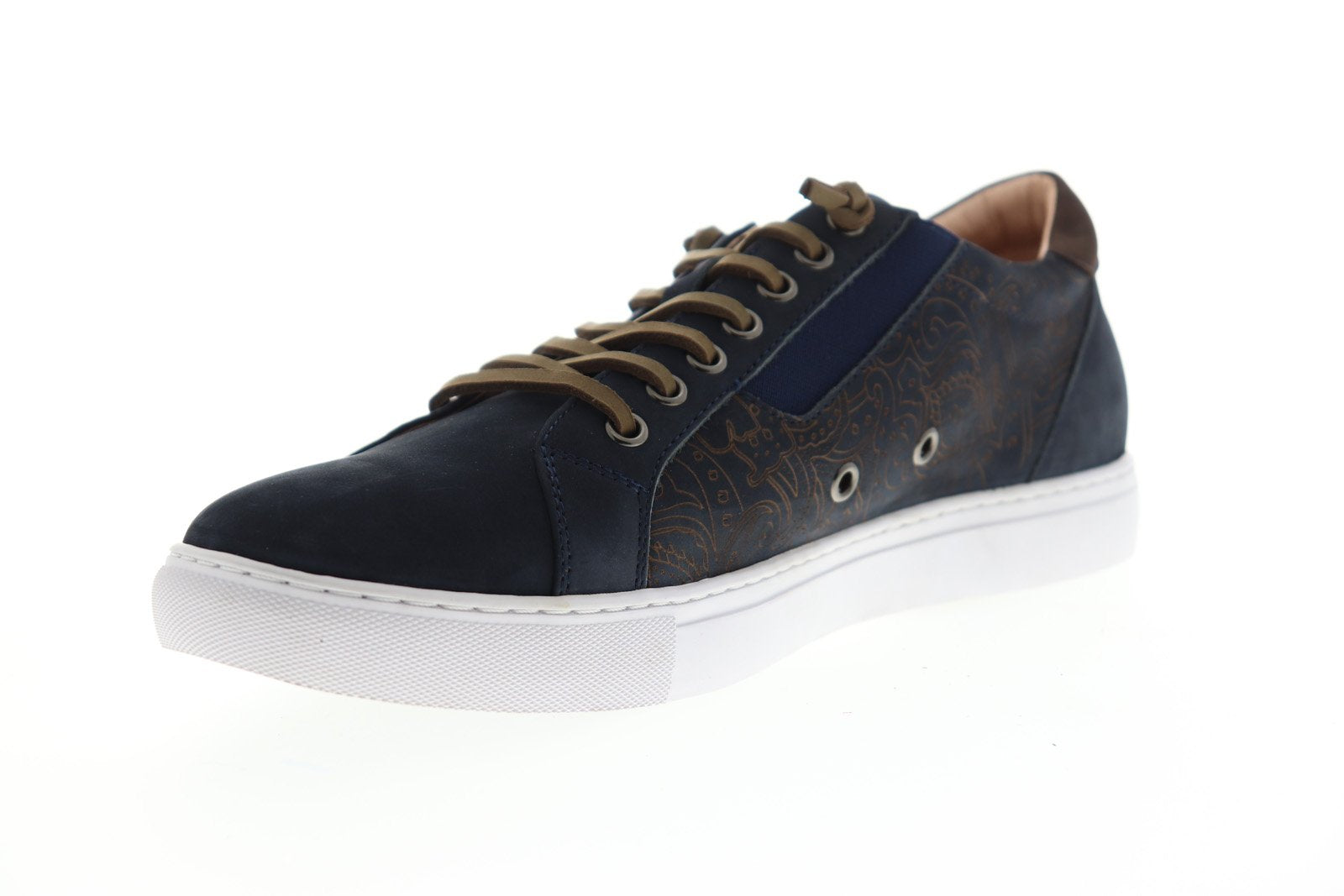 Robert Graham Lima RGL5018 Mens Shoes Black Suede Sneakers Size 8.5 US Robert Graham Lima RGL5018 Mens Beige Tan Lace Up Lifestyle  main image 3