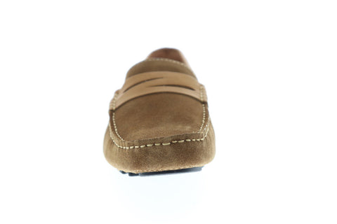 Robert Graham Manduca RGS5002 Mens Brown Suede Casual Slip On Loafers Shoes
