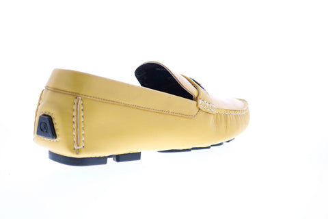 Robert Graham Hart RGS5100 Mens Brown Leather Moccasin Loafers & Slip Ons Shoes