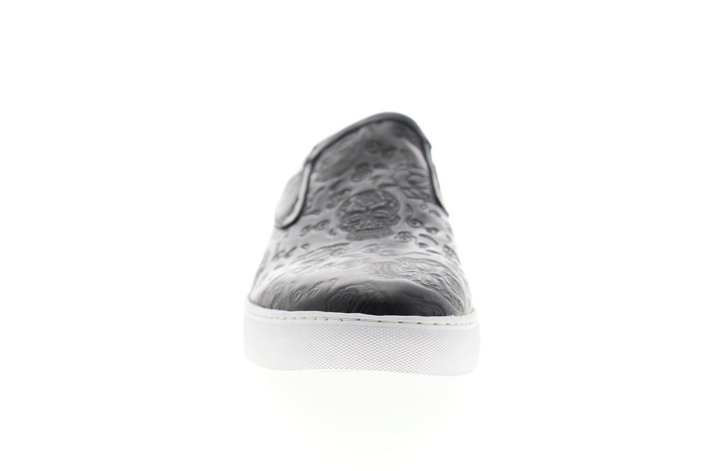 Robert Graham Baxter RGS5137 Mens Black Leather Low Top Lifestyle Snea ...