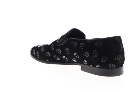 Robert Graham Delphi RGS5178 Mens Black Suede Casual Slip On Loafers Shoes
