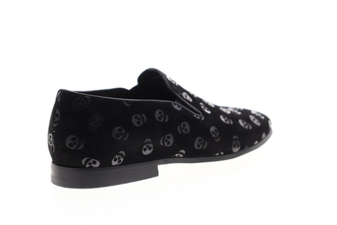 Robert Graham Delphi RGS5178 Mens Black Suede Casual Slip On Loafers Shoes