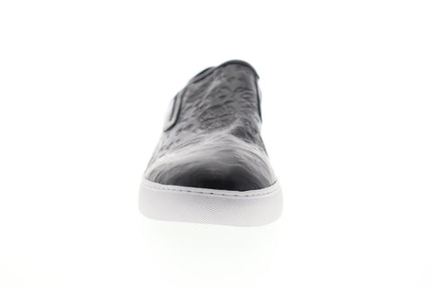 Robert Graham Baxter II RGS5237 Mens Black Leather Casual Fashion Sneakers Shoes
