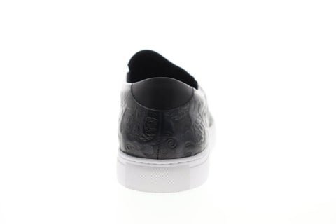 Robert Graham Baxter II RGS5237 Mens Black Leather Casual Fashion Sneakers Shoes