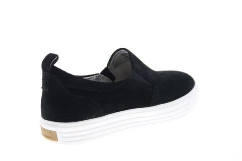 Earth Inc. Rosewood Clove Leather Womens Black Lifestyle Sneakers Shoes