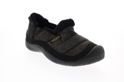 Keen Howser S1023919 Little Kids Black Synthetic Slippers Slip On Clogs Shoes