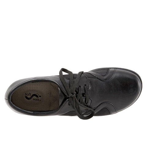 Softwalk Topeka S1363-002 Womens Black Oxfords & Lace Ups Casual Shoes