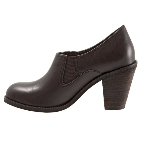 Softwalk Fargo S1654-200 Womens Brown Narrow Leather Ankle & Booties Boots