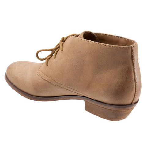 Softwalk Ramsey S1659-224 Womens Brown Leather Lace Up Ankle & Booties Boots