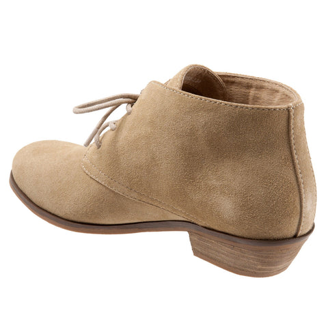Softwalk Ramsey S1659-234 Womens Brown Wide Leather Ankle & Booties Boots