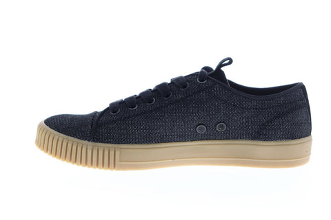 Calvin Klein Jerome Denim 34S1688-BLK Mens Black Canvas Low Top Sneakers Shoes