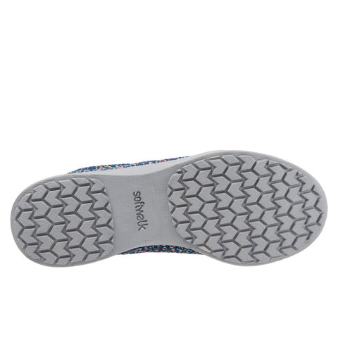 Softwalk Sampson S1713-409 Womens Blue Leather Lifestyle Sneakers Shoes