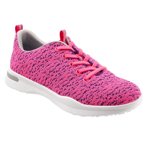 Softwalk Sampson S1713-730 Womens Pink Leather Lifestyle Sneakers Shoes