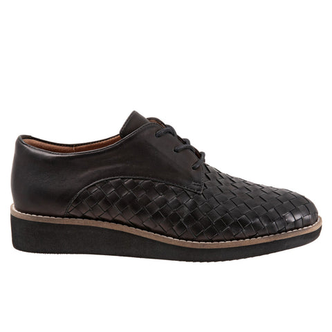Softwalk Willis S1811-009 Womens Black Oxfords & Lace Ups Casual Shoes