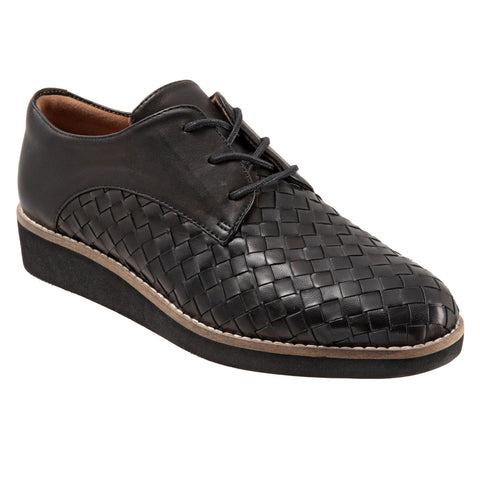 Softwalk Willis S1811-009 Womens Black Oxfords & Lace Ups Casual Shoes