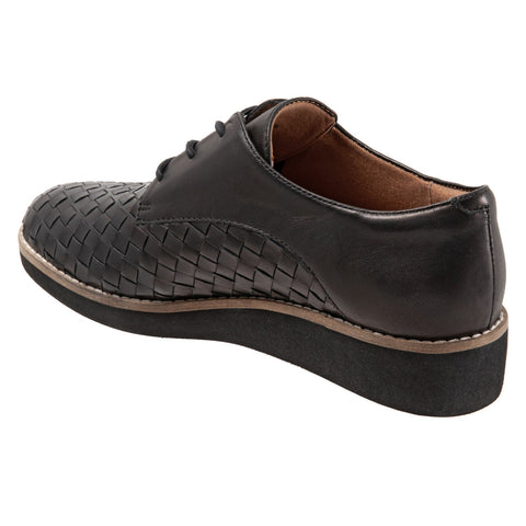 Softwalk Willis S1811-009 Womens Black Oxfords & Lace Ups Casual Shoes