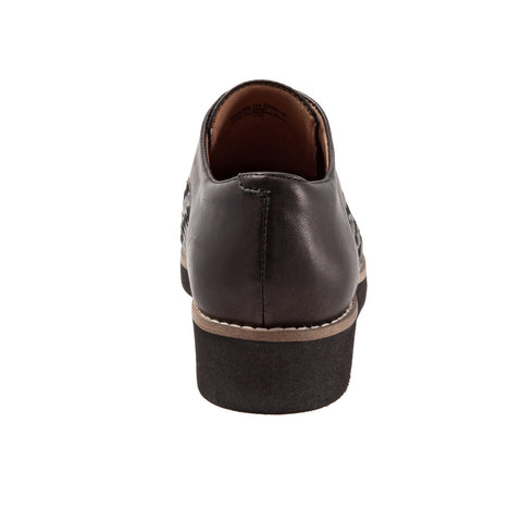 Softwalk Willis S1811-009 Womens Black Oxfords & Lace Ups Casual Shoes