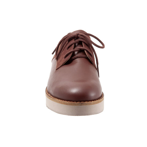 Softwalk Willis S1811-255 Womens Brown Oxfords & Lace Ups Casual Shoes
