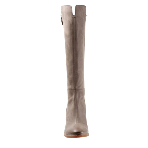 Softwalk Katia S1854-117 Womens Brown Narrow Leather Zipper Knee High Boots