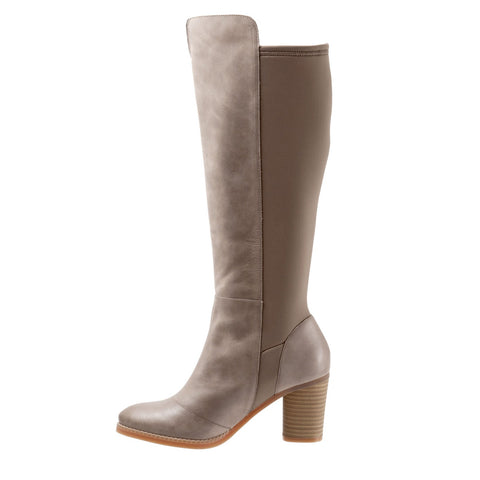 Softwalk Katia S1854-117 Womens Brown Narrow Leather Zipper Knee High Boots