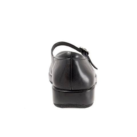 Softwalk Jupiter S1948-481 Womens Black Narrow Mary Jane Flats Shoes