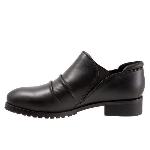 Softwalk Mara S1956-001 Womens Black Narrow Leather Ankle & Booties Boots
