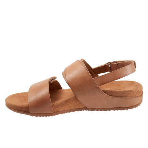 Softwalk Benissa S2001-253 Womens Brown Wide Slingback Sandals Shoes
