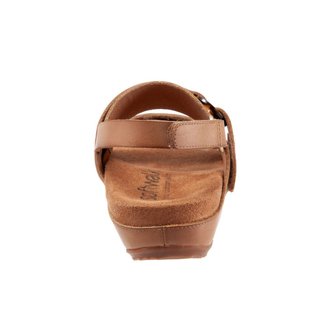 Softwalk Benissa S2001-253 Womens Brown Leather Slingback Sandals Shoes