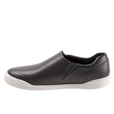 Softwalk Arezzo S2101-023 Womens Black Wide Lifestyle Sneakers Shoes