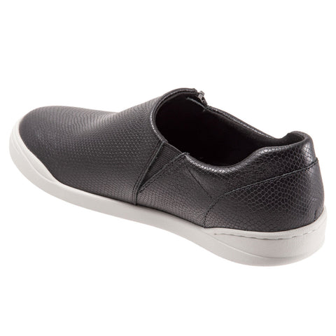 Softwalk Arezzo S2101-023 Womens Black Wide Lifestyle Sneakers Shoes