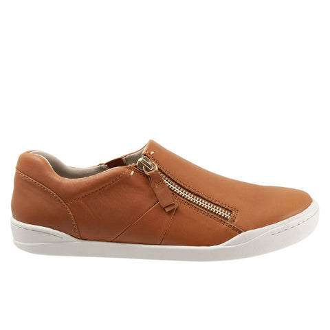 Softwalk Arezzo S2101-271 Womens Brown Wide Lifestyle Sneakers Shoes