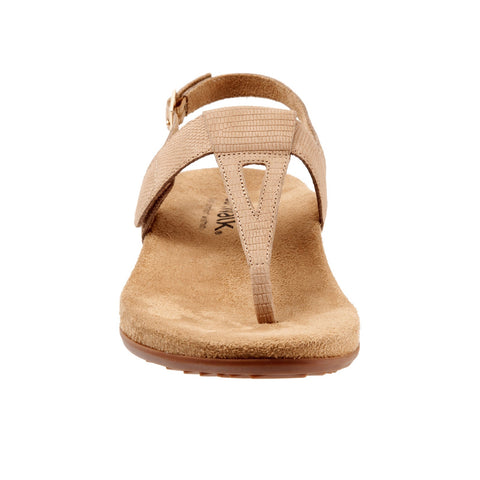 Softwalk Brea S2104-238 Womens Brown Leather Slingback Sandals Shoes